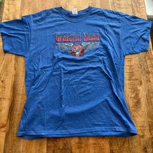 Grateful Dead 50 Years 2015 Fare Thee Well Tour Concert T-Shirt Blue Size XL